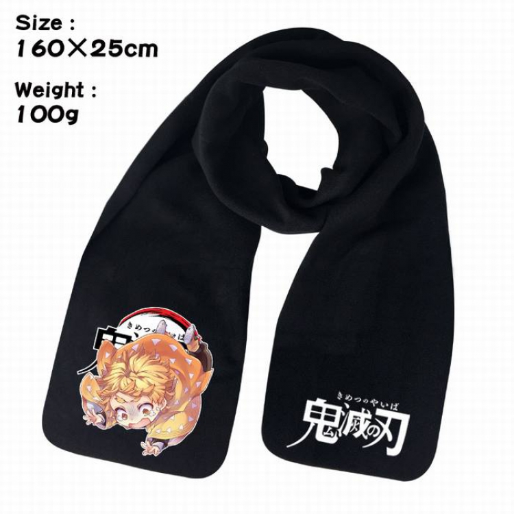 Demon Slayer Kimets-6A Anime fleece scarf bib 160X25CM 100G