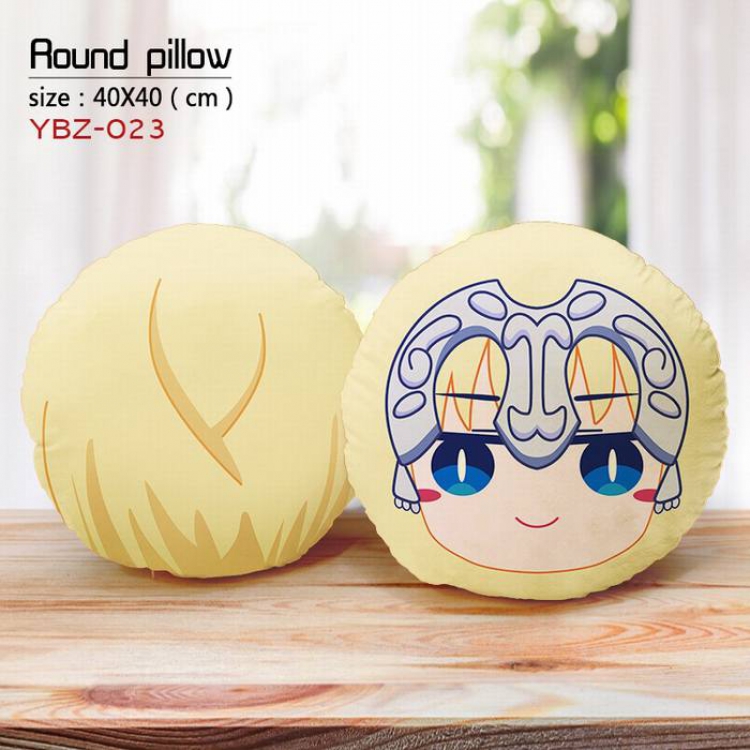 Fate Grand Order Full Color Fine plush round pillow 40X40CM YBZ023