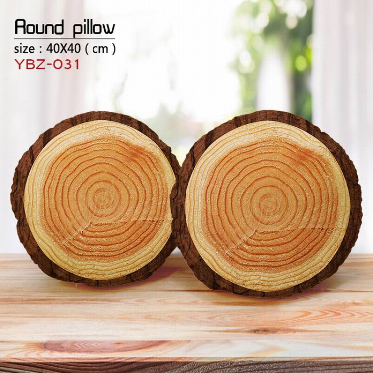 Tree Ring Full Color Fine plush round pillow 40X40CM YBZ031