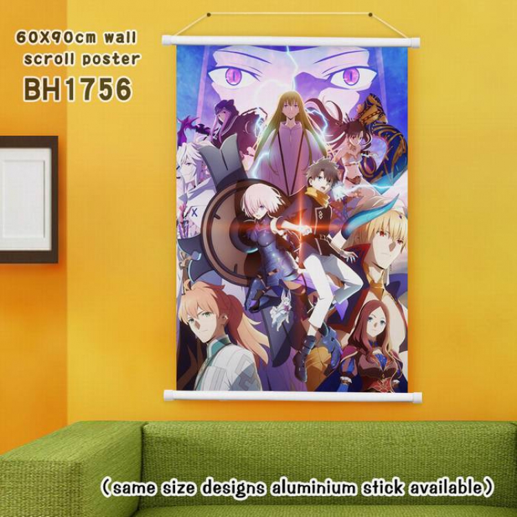 Fate Grand Order White Plastic rod Cloth painting Wall Scroll 60X90CM BH1556