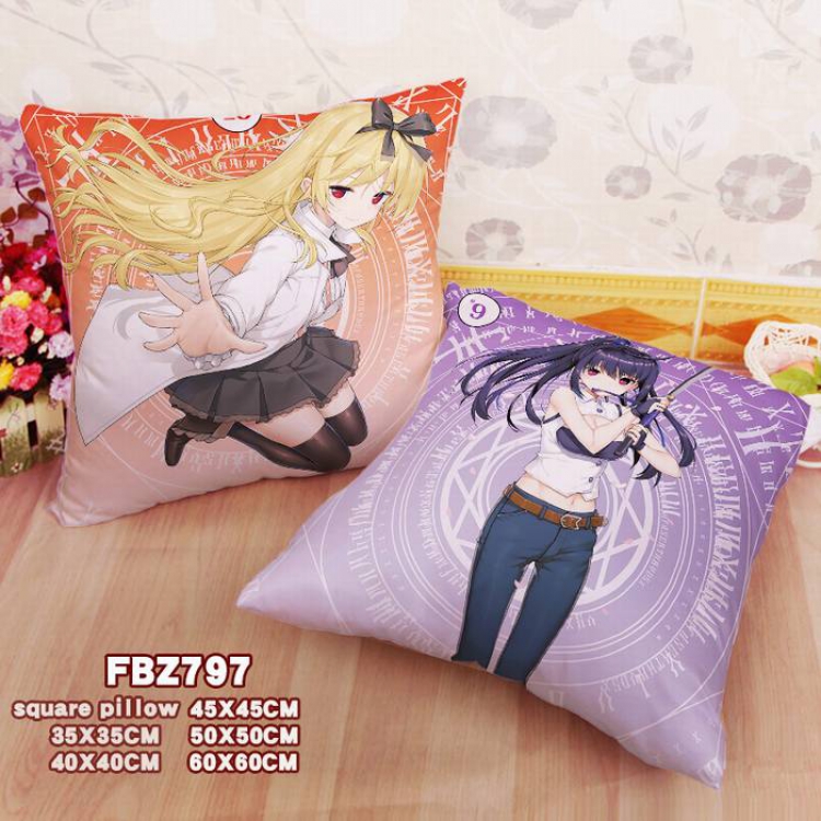 Arifureta Shokugyou de sekai Saikyou Double-sided full color pillow cushion 45X45CM-FBZ797