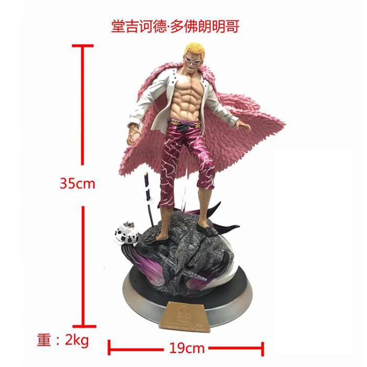 One Piece GK Donquixote Doflamingo Boxed Figure Decoration Model 37CM 2.52KG