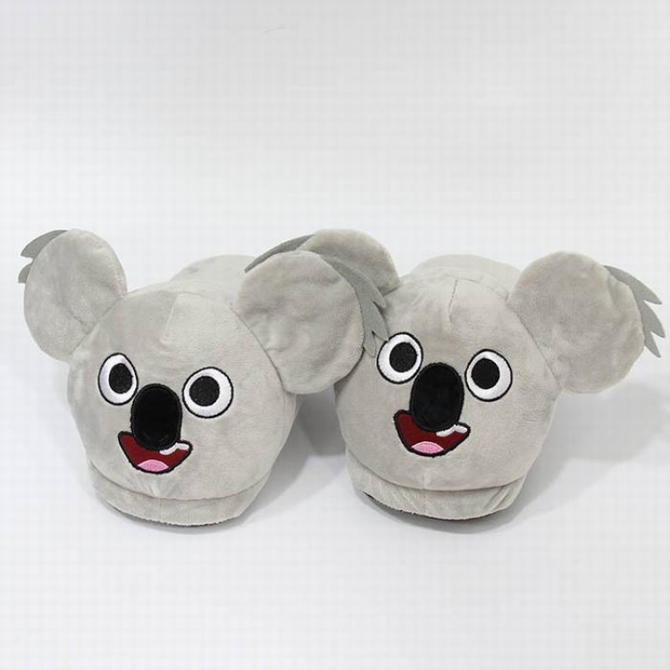 Cartoon half pack plush slippers home shoes size:36-42 0.32KG