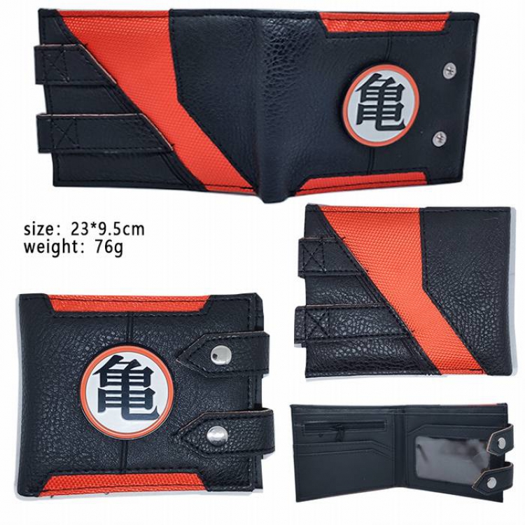 Dragon Ball-2 Tri-fold button wallet