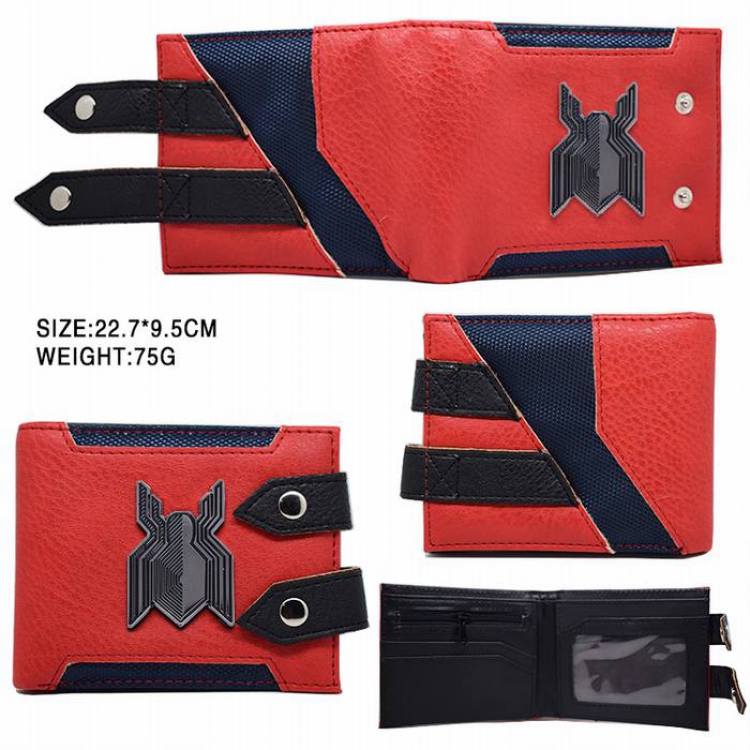Spiderman Tri-fold button wallet