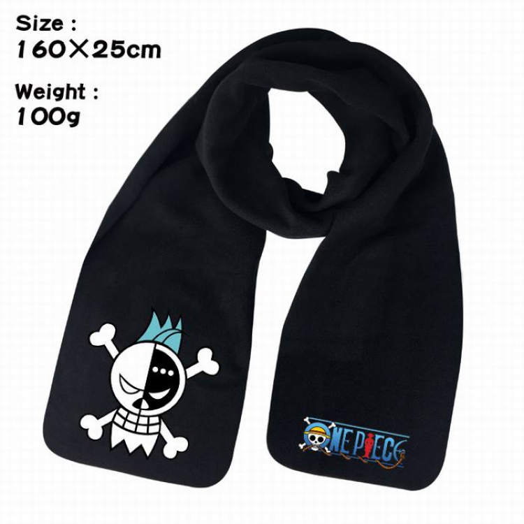One Piece-10A Anime fleece scarf bib 160X25CM 100G