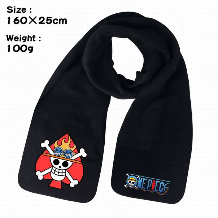 One Piece-14A Anime fleece scarf bib 160X25CM 100G