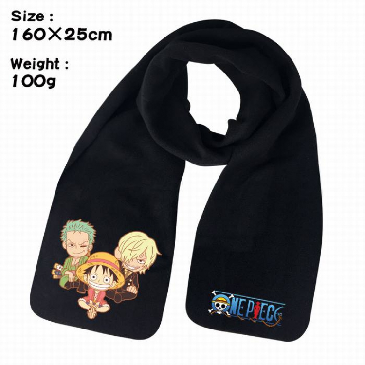 One Piece-4A Anime fleece scarf bib 160X25CM 100G