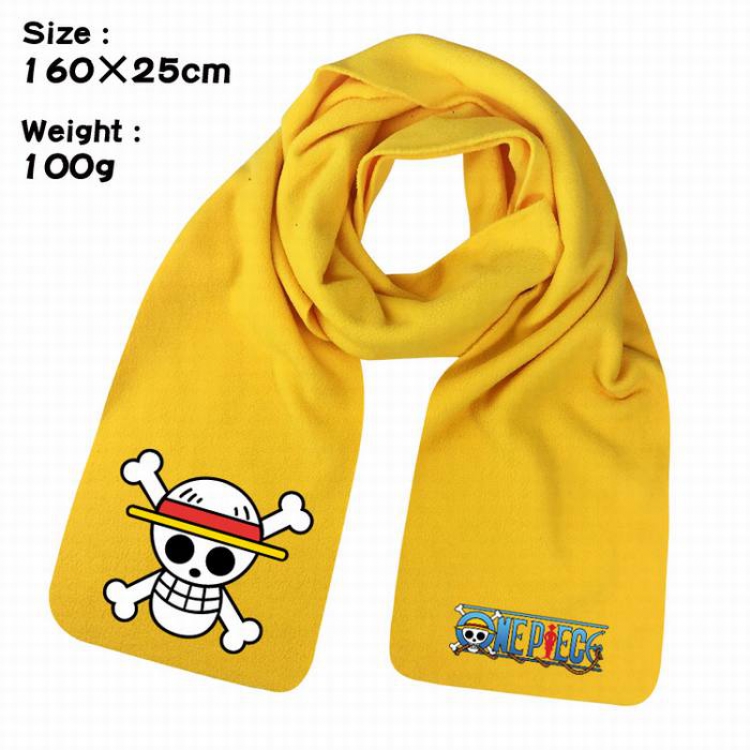 One Piece-3A Anime fleece scarf bib 160X25CM 100G