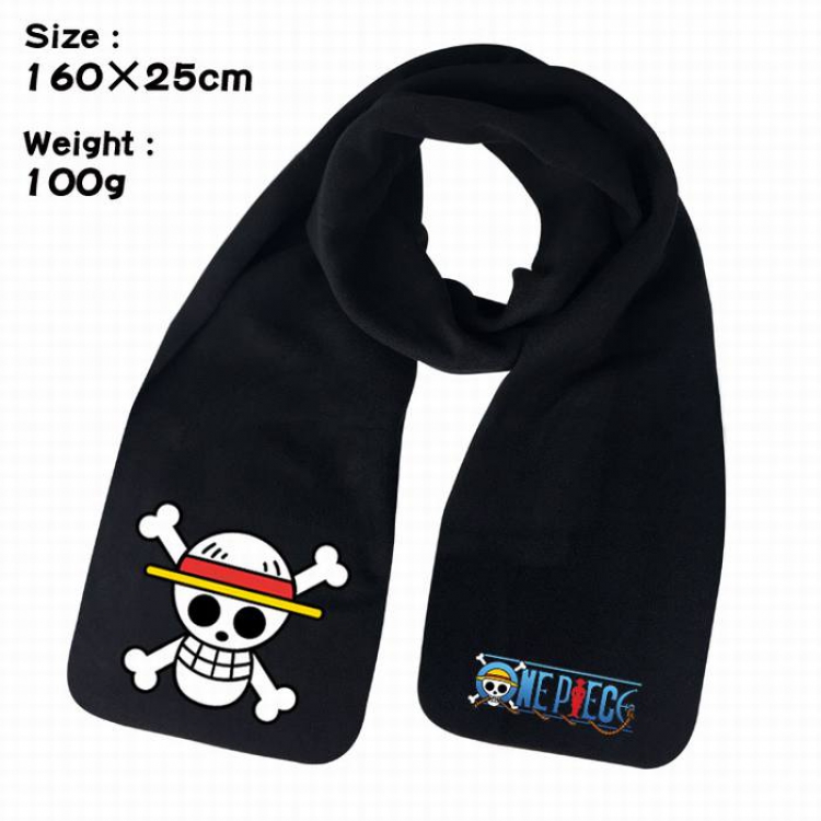 One Piece-5A Anime fleece scarf bib 160X25CM 100G