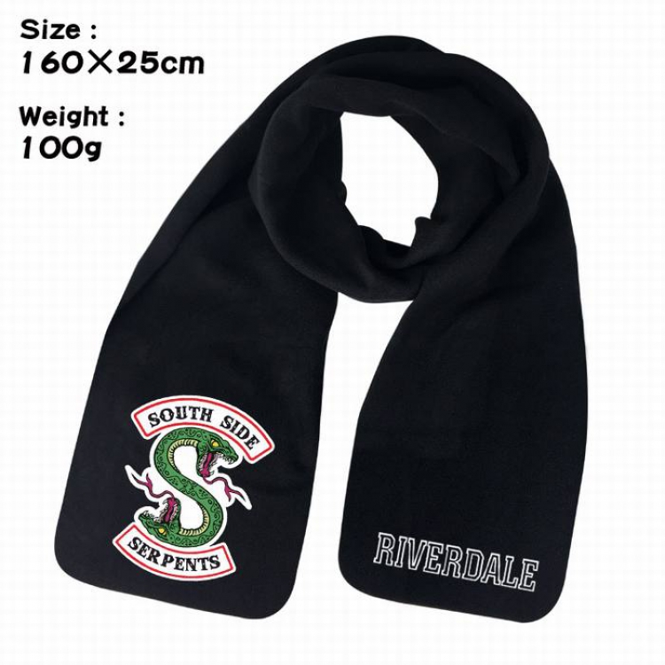 Riverdale-3A Anime fleece scarf bib 160X25CM 100G