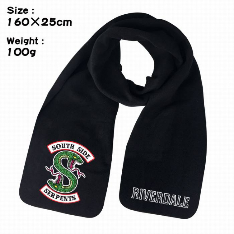 Riverdale-4A Anime fleece scarf bib 160X25CM 100G