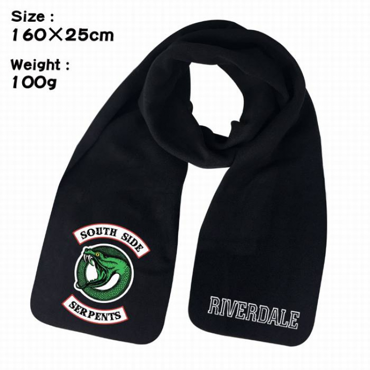 Riverdale-5A Anime fleece scarf bib 160X25CM 100G