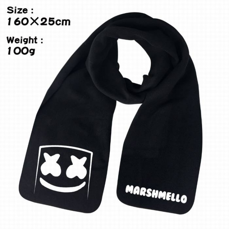 Marshmello-3A Anime fleece scarf bib 160X25CM 100G