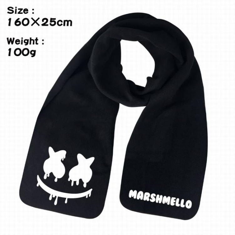 Marshmello-4A Anime fleece scarf bib 160X25CM 100G