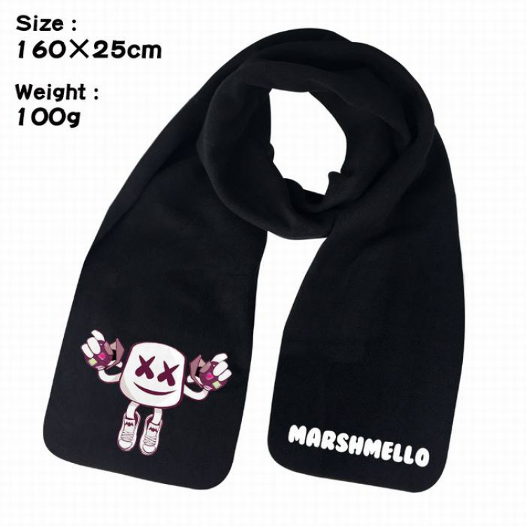 Marshmello-8A Anime fleece scarf bib 160X25CM 100G