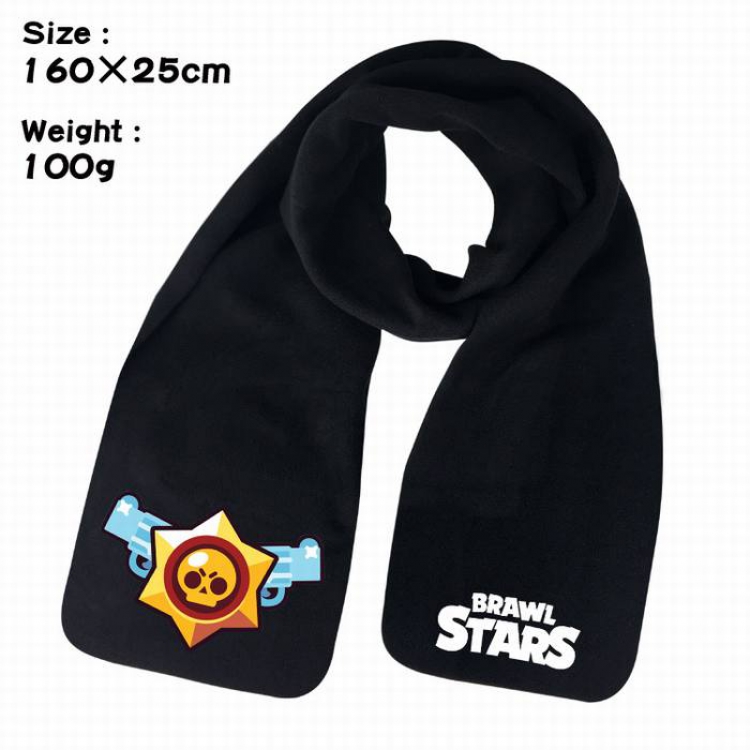 Brawl Stars-4A Anime fleece scarf bib 160X25CM 100G