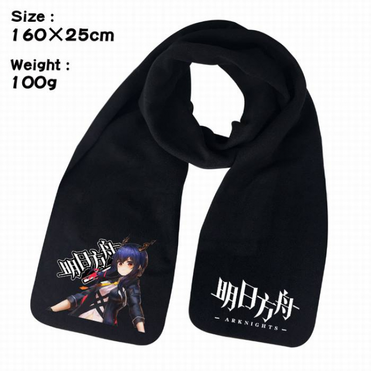 Arknights-11A Anime fleece scarf bib 160X25CM 100G