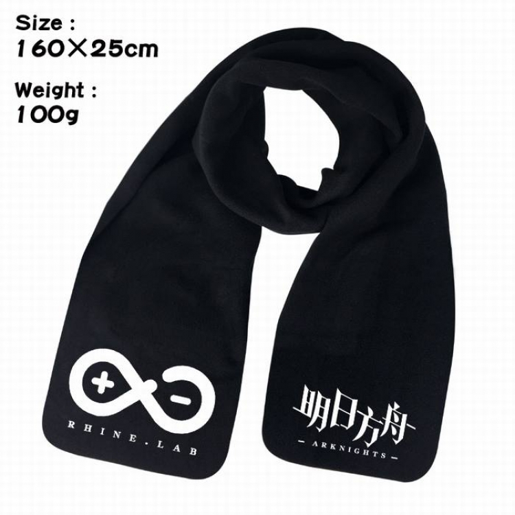 Arknights-6A Anime fleece scarf bib 160X25CM 100G