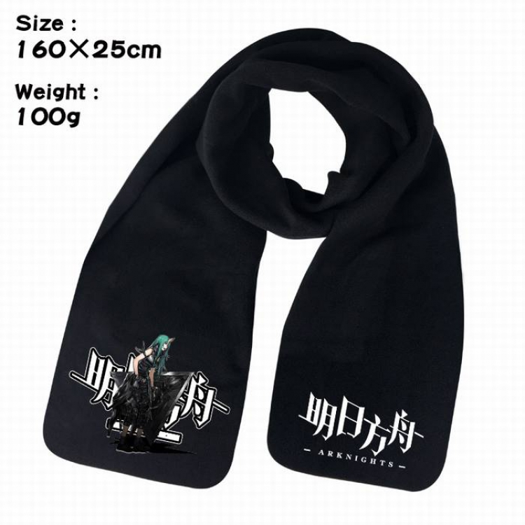 Arknights-9A Anime fleece scarf bib 160X25CM 100G