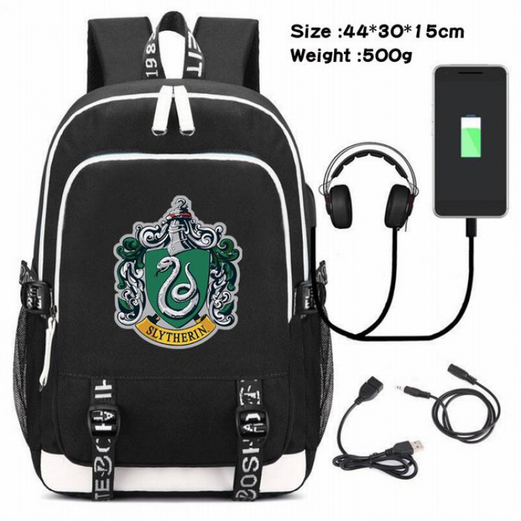 Harry Potter-137 Anime USB Charging Backpack Data Cable Backpack