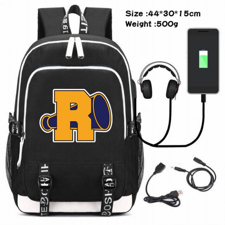 Riverdale-145 Anime USB Charging Backpack Data Cable Backpack