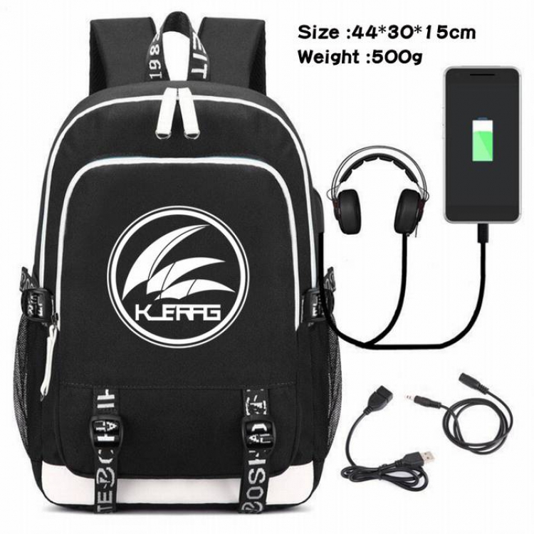 Arknights-184 Anime USB Charging Backpack Data Cable Backpack