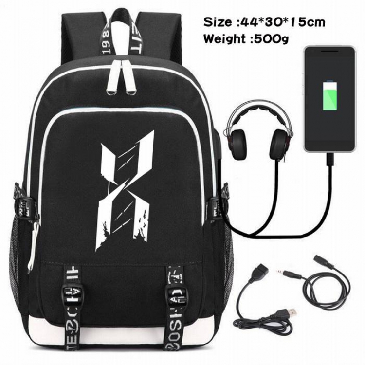 Arknights-188 Anime USB Charging Backpack Data Cable Backpack