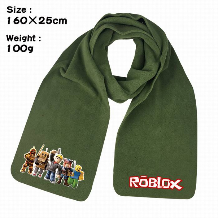 Roblox-12A Anime fleece scarf bib 160X25CM 100G