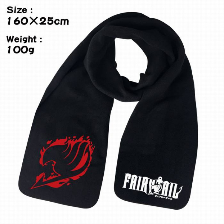 Fairy Tail-1A Anime fleece scarf bib 160X25CM 100G