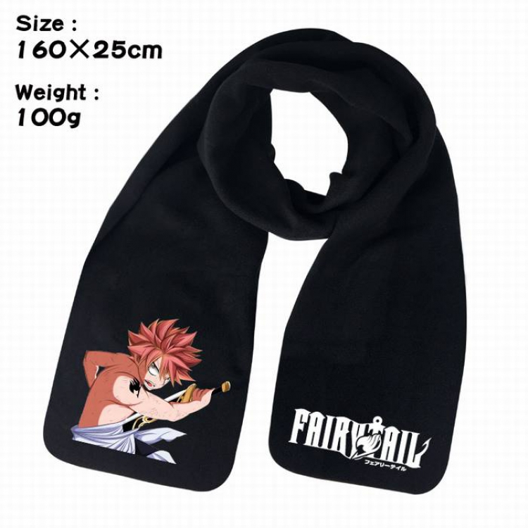 Fairy Tail-3A Anime fleece scarf bib 160X25CM 100G
