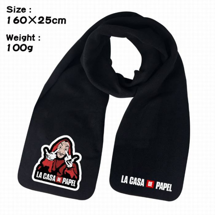 La casa de papel-10A Anime fleece scarf bib 160X25CM 100G