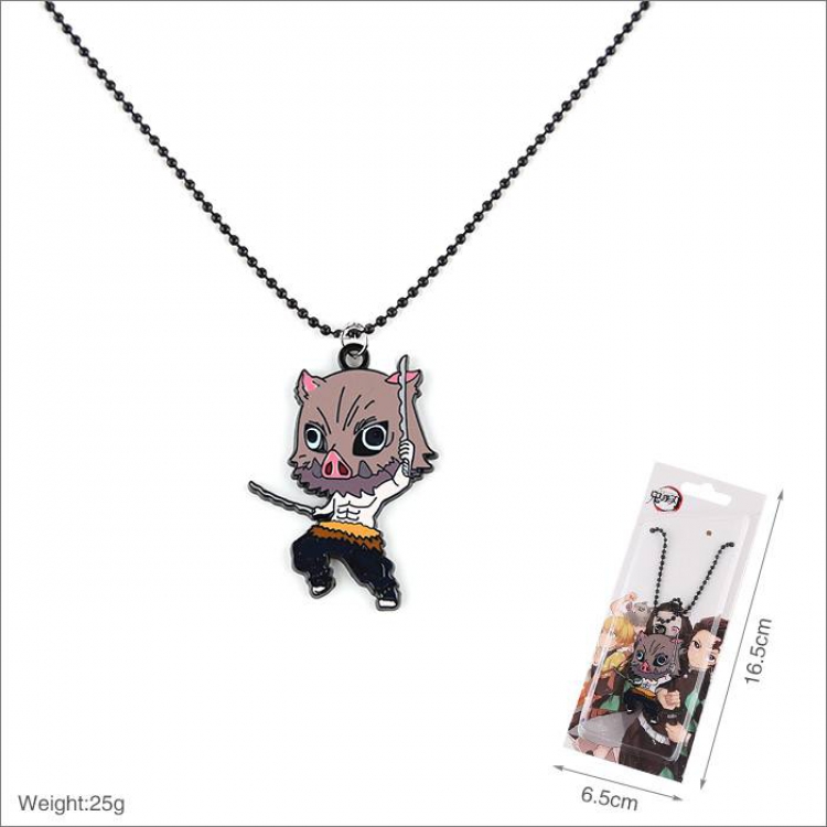 Demon Slayer Kimets Hashibira Inosuke Necklace pendant