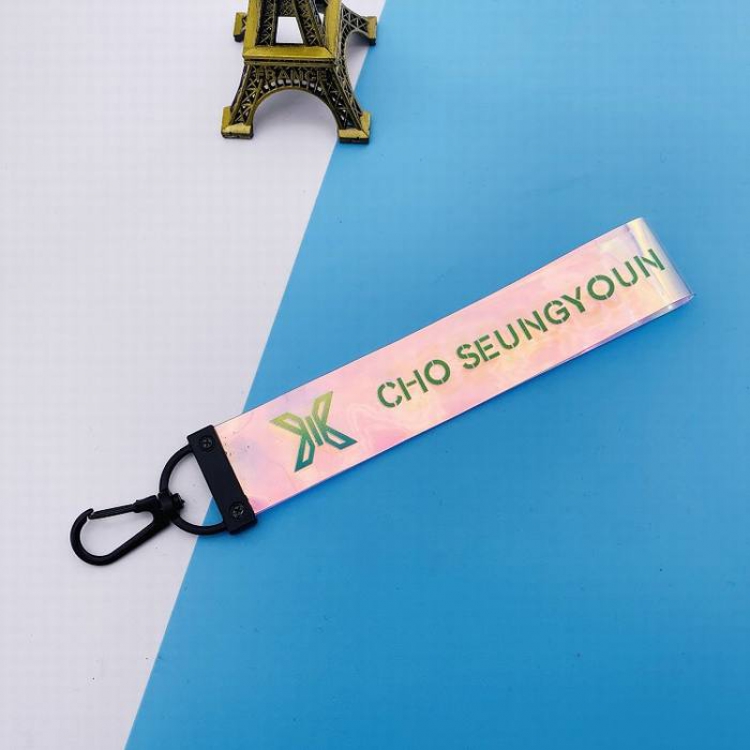 X ONE Official concert Same paragraph Cho Seungyoun Colorful transparent name lanyard 10G 14X2.5CM price for 5 pcs