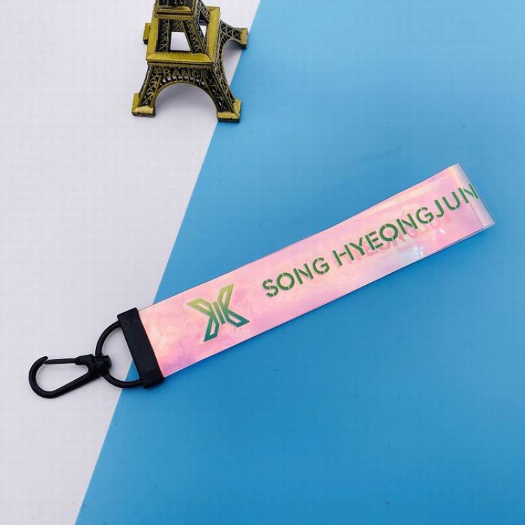 X ONE Official concert Same paragraph Song Hyeongjun Colorful transparent name lanyard 10G 14X2.5CM price for 5 pcs