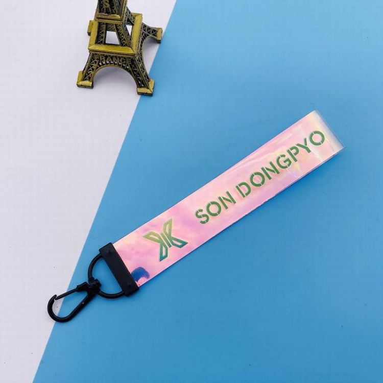 X ONE Official concert Same paragraph Son Dondpyo Colorful transparent name lanyard 10G 14X2.5CM price for 5 pcs
