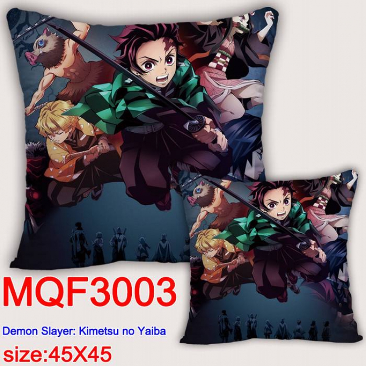 Demon Slayer Kimets Double-sided full color pillow dragon ball 45X45CM MQF 3003