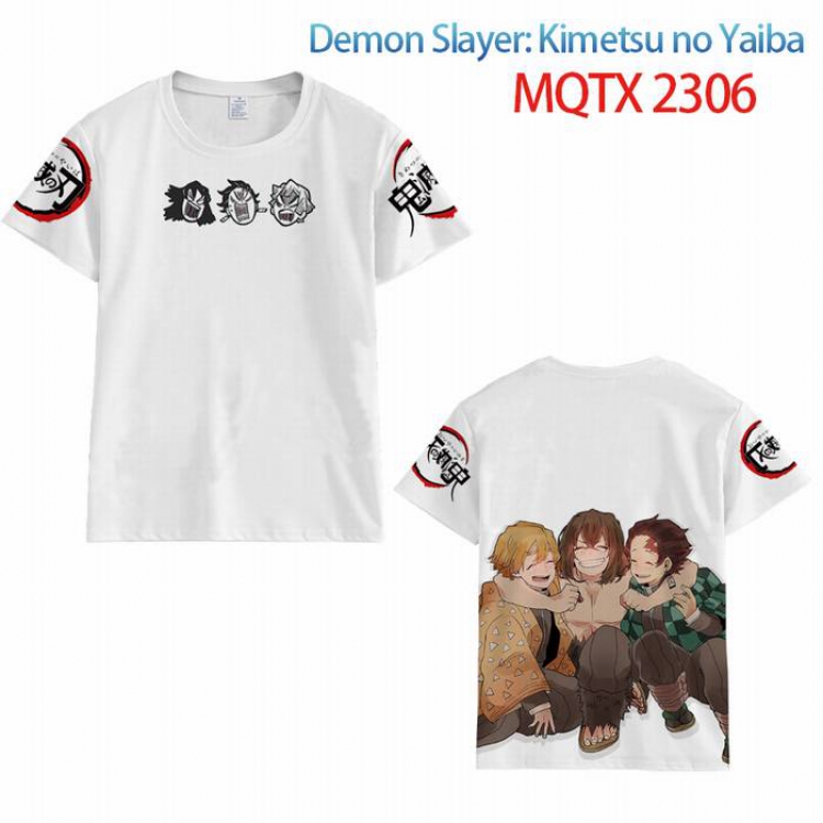 Demon Slayer Kimets Full color short sleeve t-shirt 10 sizes from 2XS to 5XL MQTX-2306