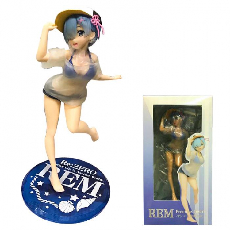 Re:Zero kara Hajimeru Isekai Seikatsu Rem Transparent swimsuit Boxed Figure Decoration Model 24CM