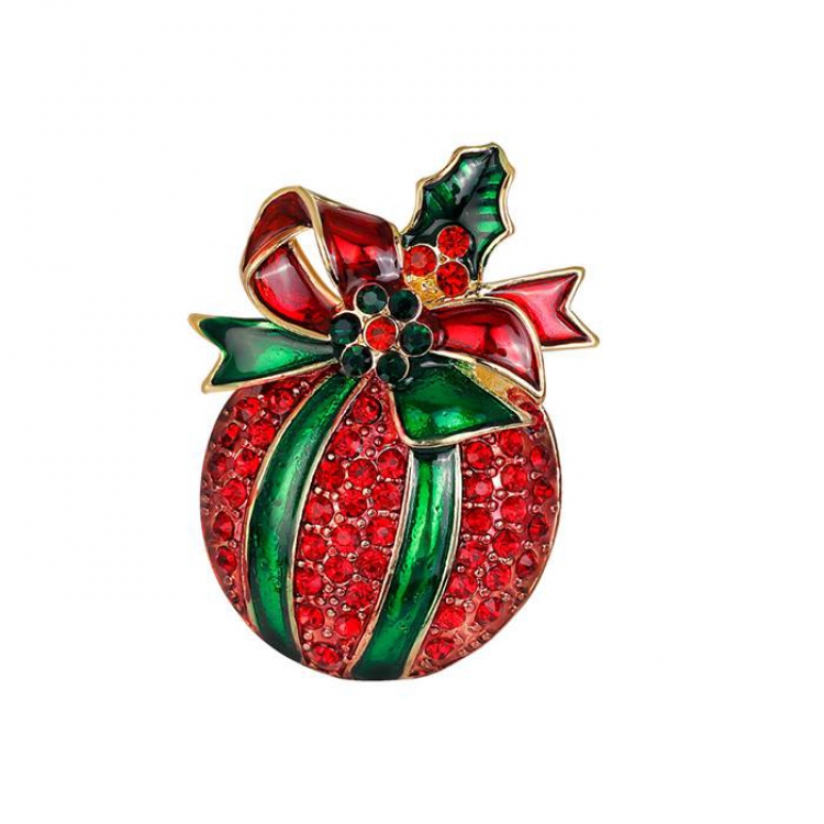 Christmas series Apple Badge badge brooch 3.4X4.6CM 18G price for 6 pcs Style B