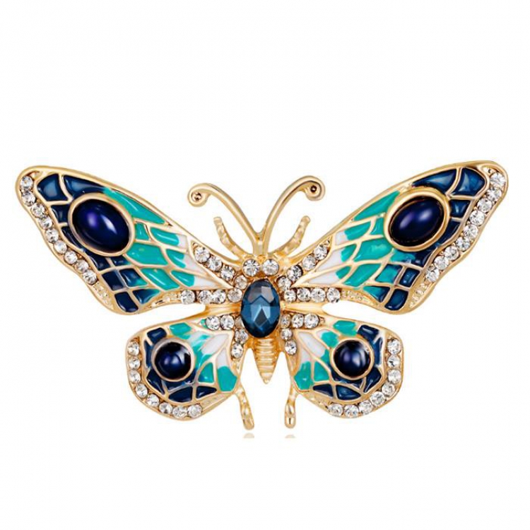Stylish personality color butterfly Badge badge brooch  5.1X3CM 14G price for 5 pcs Style A