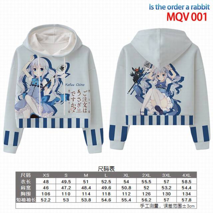Is the order a rabbit? Full color printed hooded pullover sweater 9 sizes from XXS to 4XL MQV 001