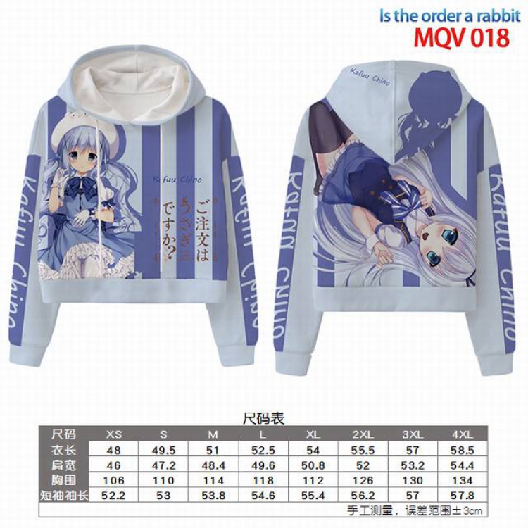 Is the order a rabbit? Full color printed hooded pullover sweater 9 sizes from XXS to 4XL MQV 018