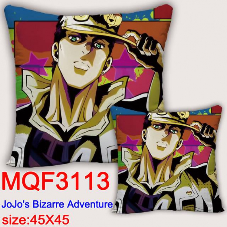 JoJos Bizarre Adventure Double-sided full color pillow dragon ball 45X45CM MQF 3113-1