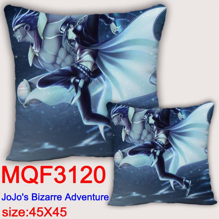 JoJos Bizarre Adventure Double-sided full color pillow dragon ball 45X45CM MQF 3120-1
