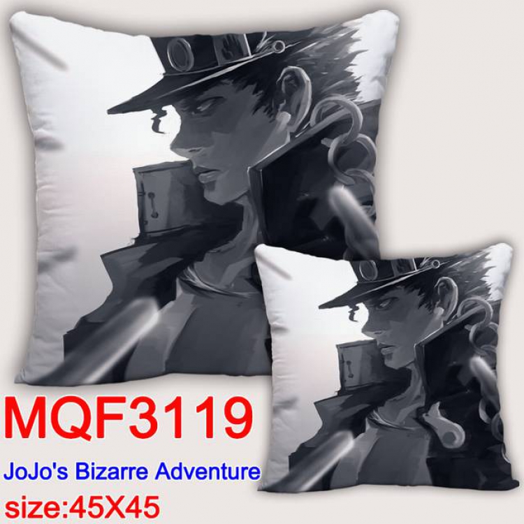 JoJos Bizarre Adventure Double-sided full color pillow dragon ball 45X45CM MQF 3119-1
