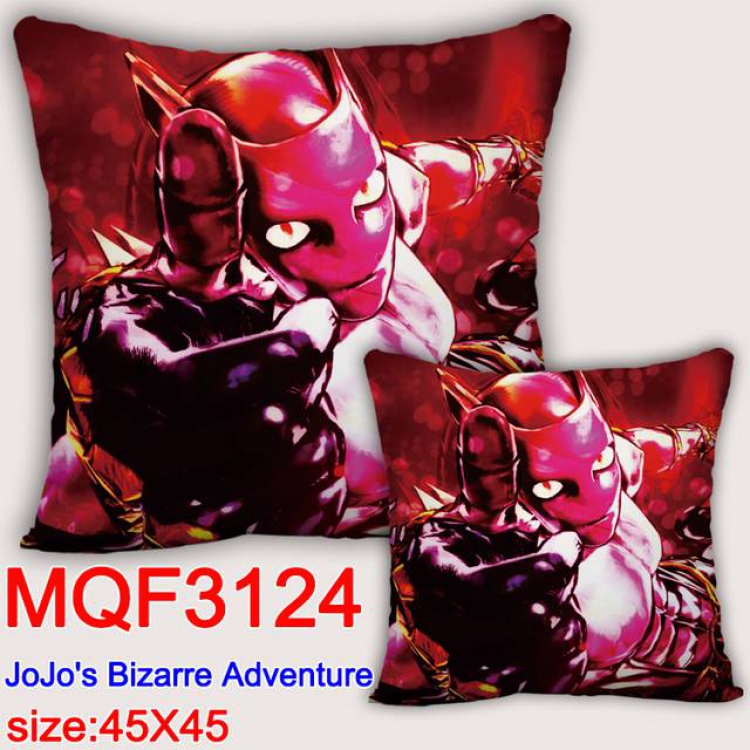 JoJos Bizarre Adventure Double-sided full color pillow dragon ball 45X45CM MQF 3124-1
