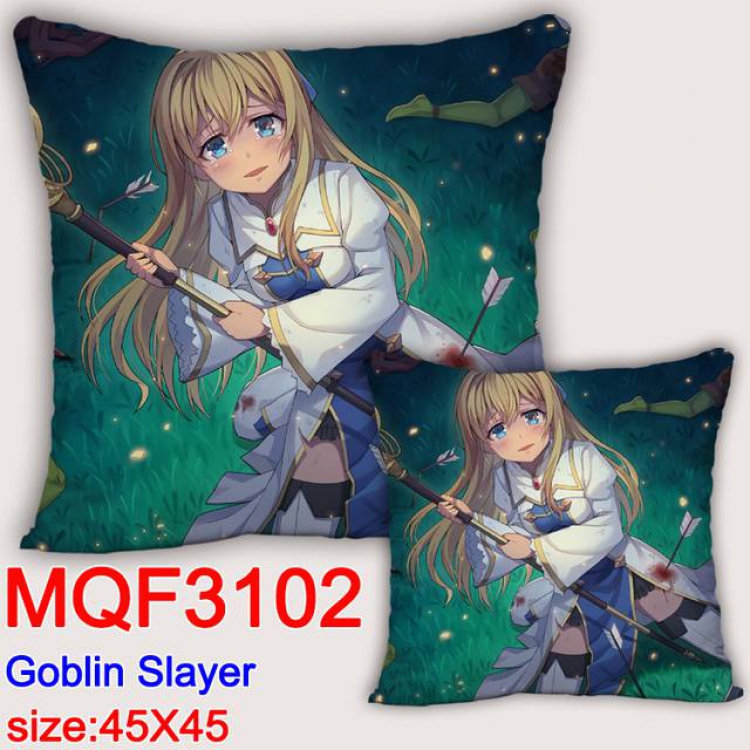 Goblin Slayer Double-sided full color pillow dragon ball 45X45CM MQF 3102-1