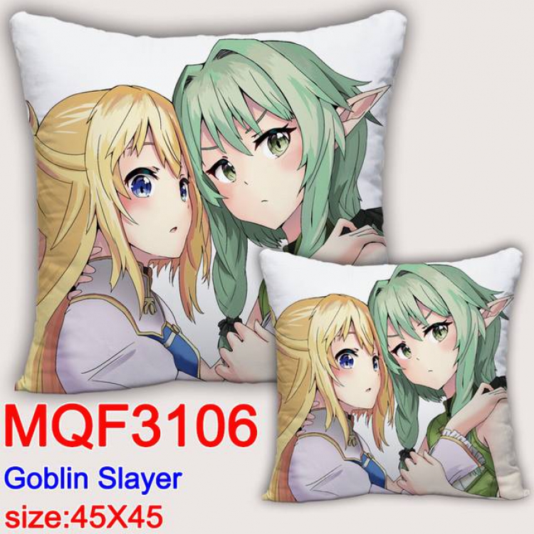 Goblin Slayer Double-sided full color pillow dragon ball 45X45CM MQF 3106-1