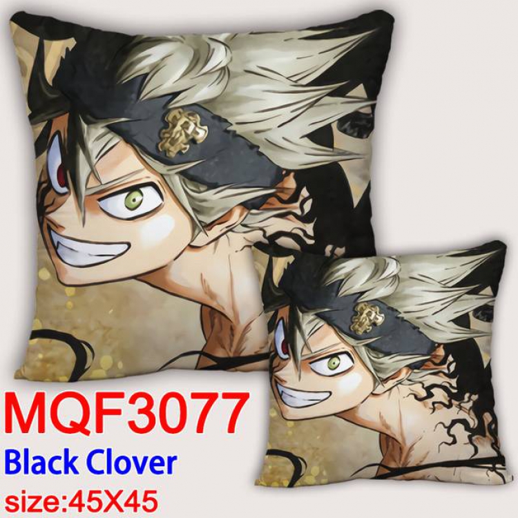 Black Clover Double-sided full color pillow dragon ball 45X45CM MQF 3077-1